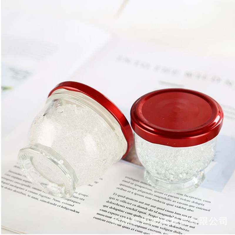 Hũ Thuỷ Tinh Hoa Sen 50ml 75ml 100mlDùng Trưng Yến Gia Vị