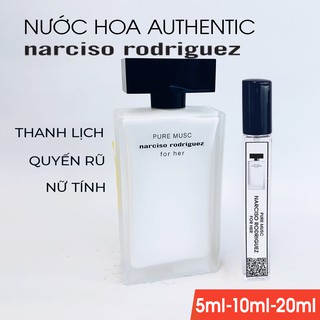 Nước hoa nữ Narciso Rodriguez Pure Musc For Her (Nar trắng) - Mẫu thử nước hoa chính hãng mini