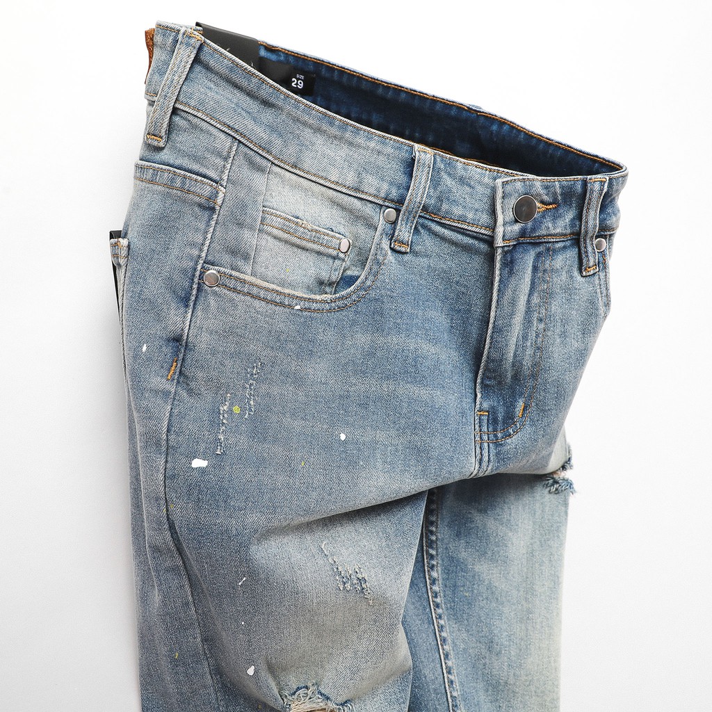 Quần Jean Inf Xanh Light Rip | BigBuy360 - bigbuy360.vn