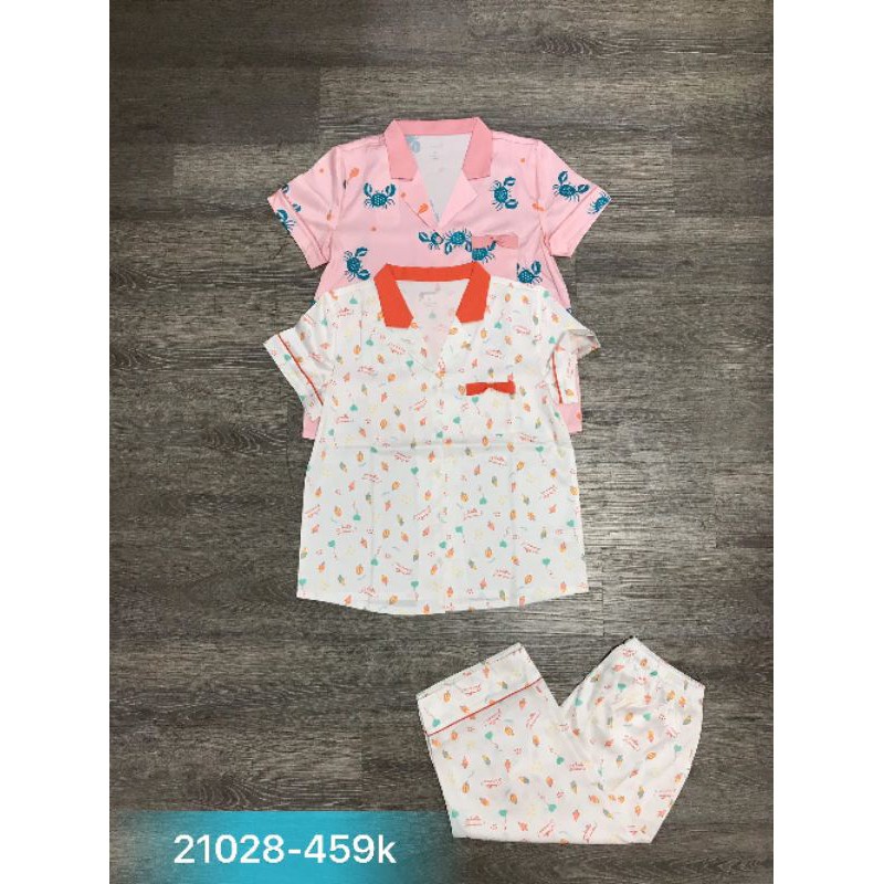 Bộ mặc nhà Pijama Wonnerful Lụa 21028 Giá 459.000đ