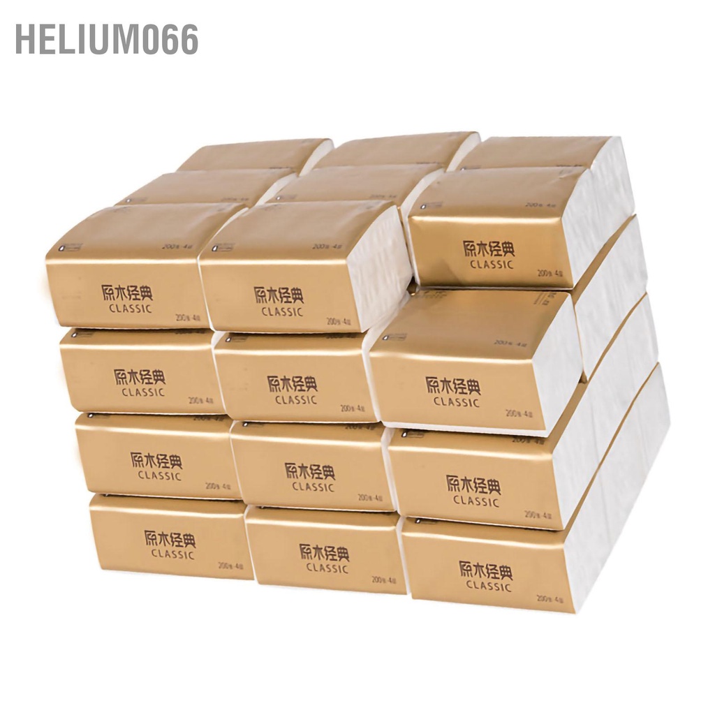 Set 200 Khăn Giấy Lau Mặt 4 Lớp Siêu Mềm Dùng Một Lần Cho Gia Đình