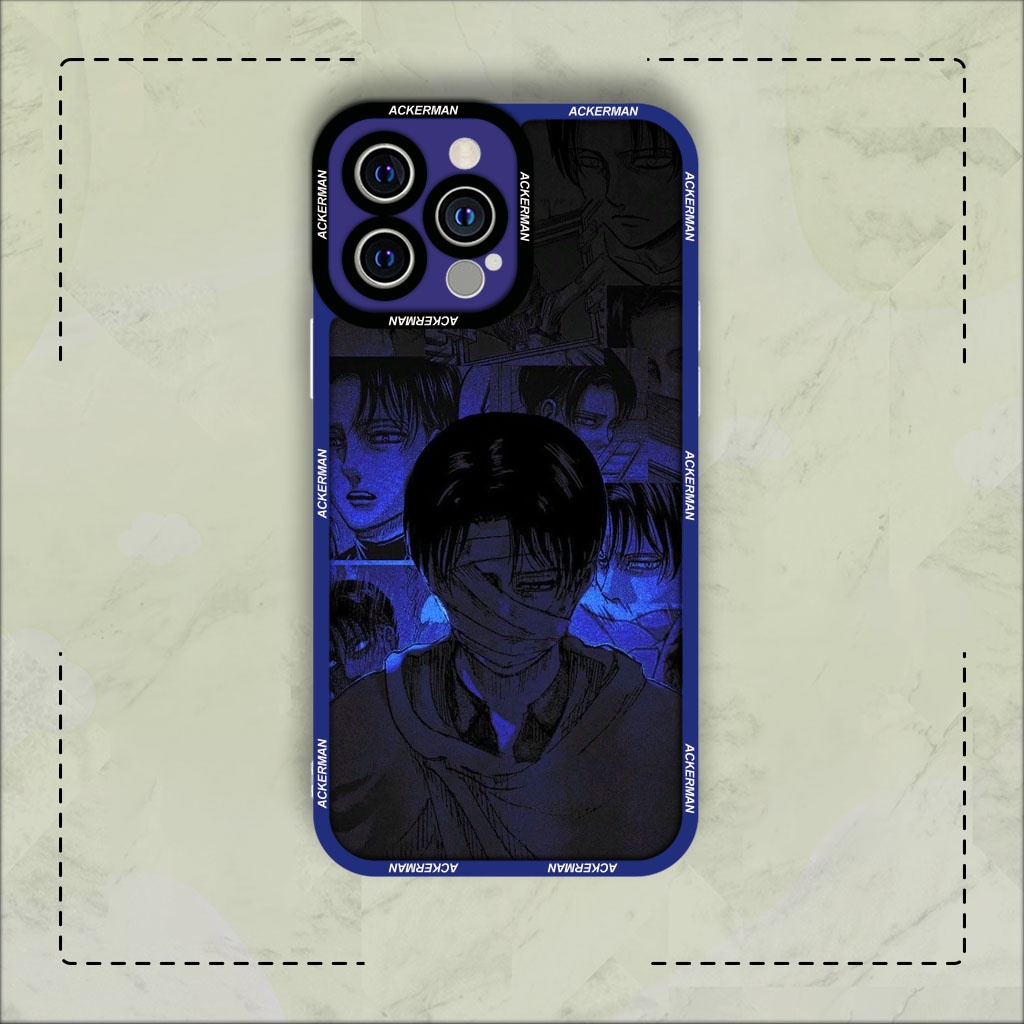 Ốp lưng iphone cạnh vuông JM Case Anime Levi AOT 6plus/6s/6splus/7/7plus/8/8plus/x/xs/11/12/pro/max/plus/promax  | Shopee Việt Nam