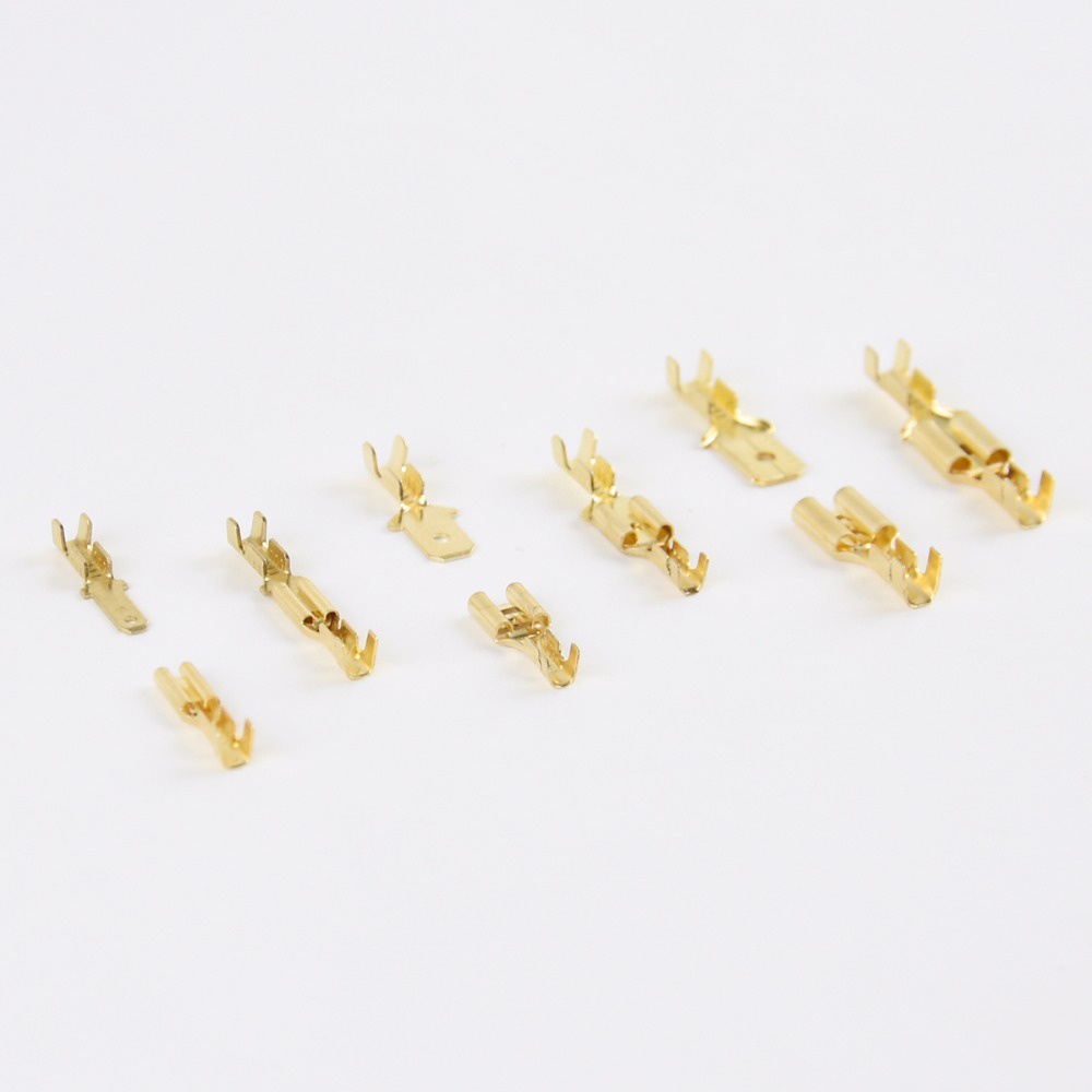 Set 50 Đầu Nối Dây Điện 2.8 / 4.8 / 6.3mm Male / Silver