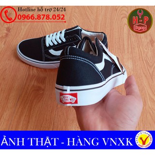 ⚡ Giày Vans old skool đen sóng trắng Nam Nữ