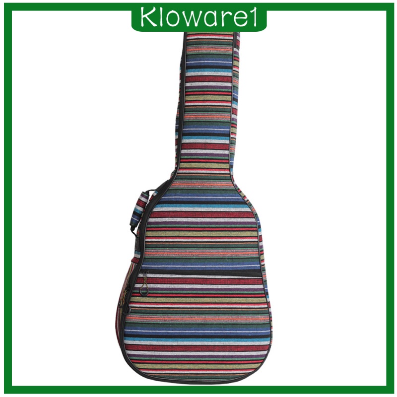 [KLOWARE1]Hand Grip Padded Storage Carry Bag with Side Pocket for Guitar Lovers