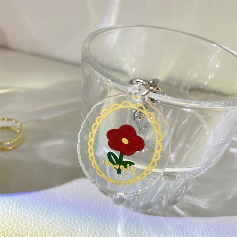 Móc Khóa Hình Bông Hoa tulip Xinh Xắn