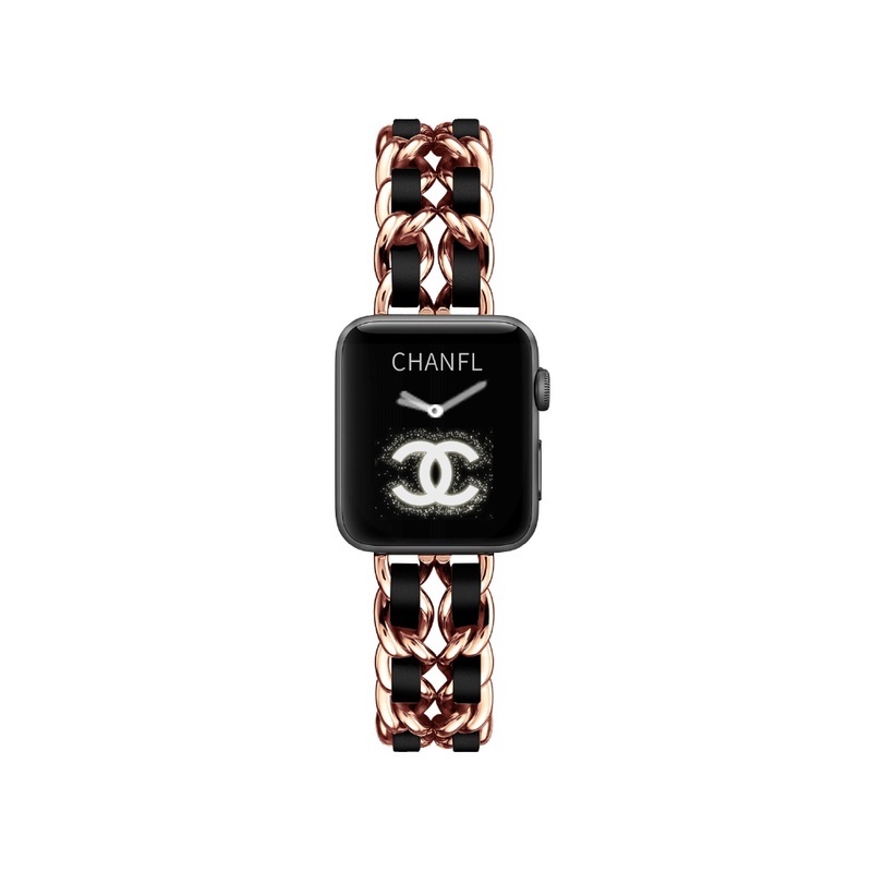 Dây Đeo Inox Sang Trọng Cho Đồng Hồ Thông Minh Apple Watch 40mm 44mm 41mm 45mm Series SE 6 7 1 / 2 / 3 / 4 / 5 38mm 42mm
