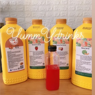 Siro dâu , kiwi, đào ... Maulin chai 300g