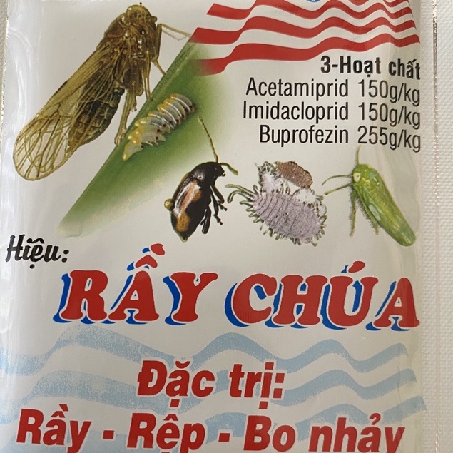 Thuốc Trừ Rệp Sáp, Rệp Vảy ,Rầy xanh, Bọ nhảy hiệu rầy chúa 15g