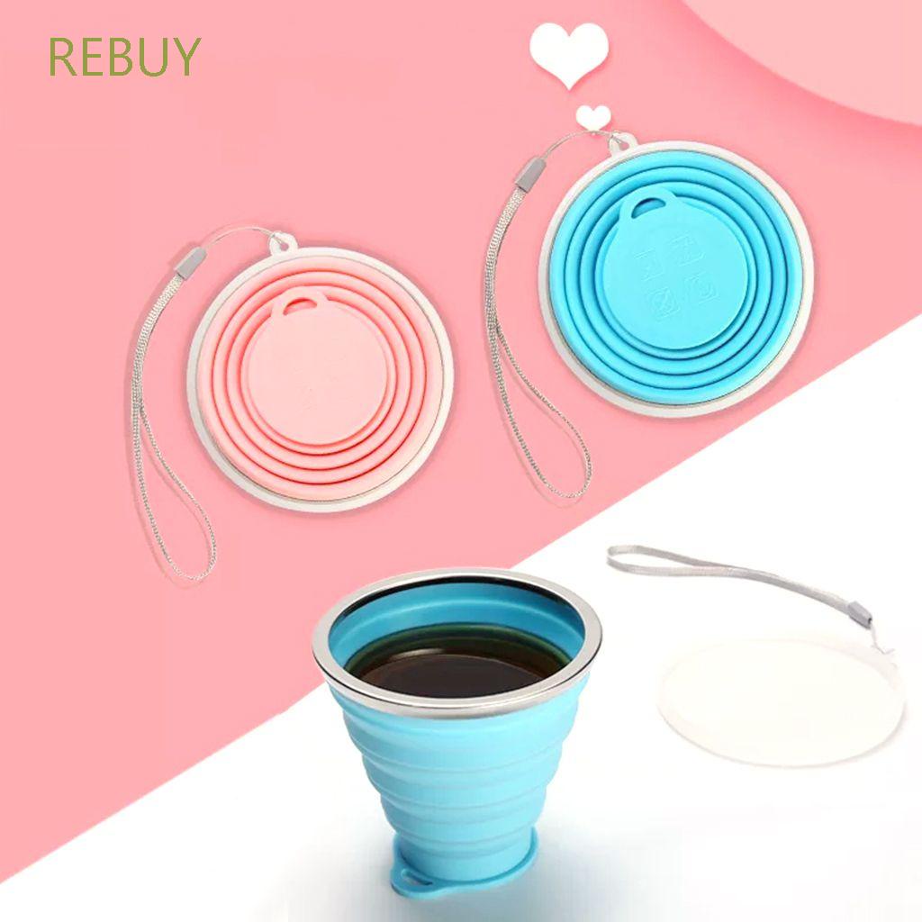 Cốc uống nước gấp gọn 3 ngăn nhiều màu thời trang tự chọn sáng tạo đa năng
