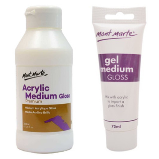 DUNG DỊCH PHA MÀU LÀM BÓNG GLOSS [MONT MARTE] MEDIUM ACRYLIC  135ML