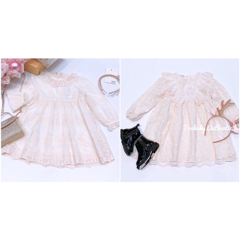 Váy ren hoạ tiết Zara cho bé gái