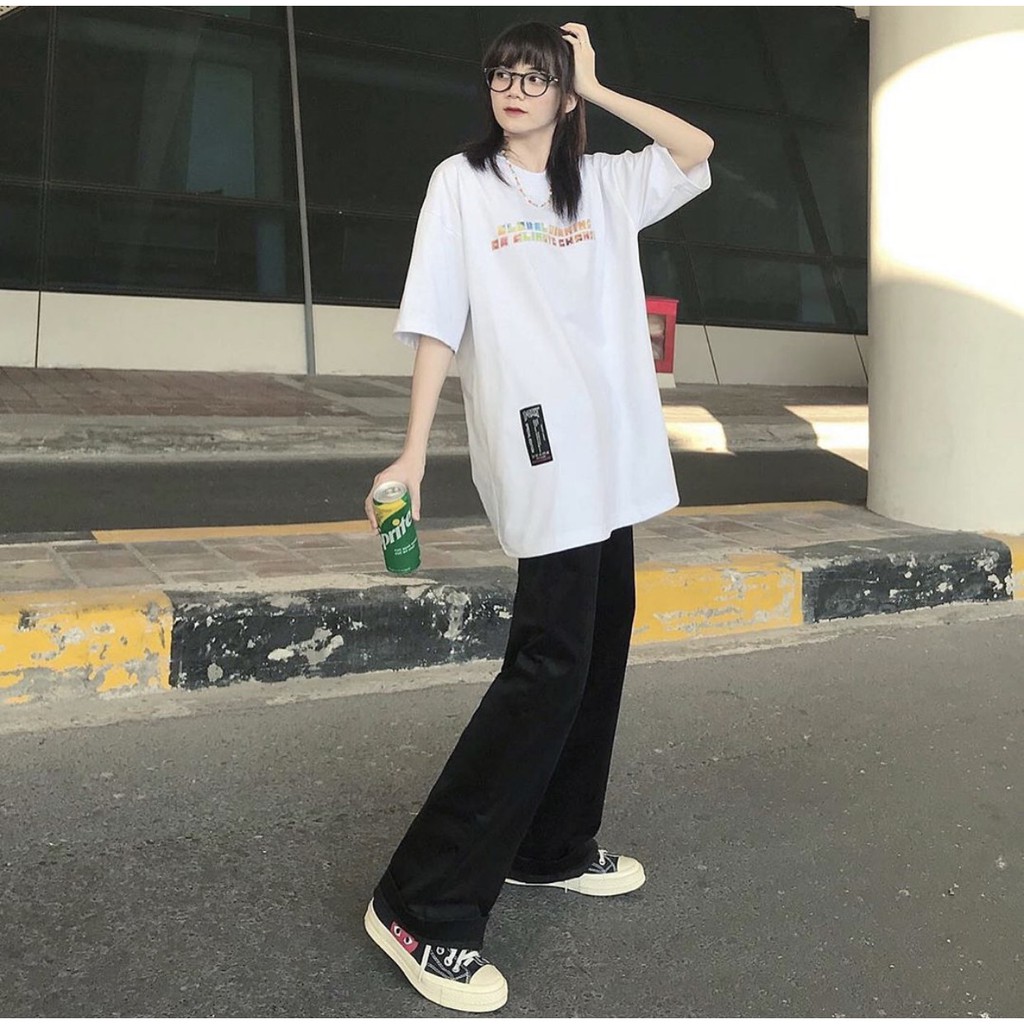 Quần ống rộng Boin store , Quần suông dáng Simple Pants Unisex có from nam/ nữ_hình thật