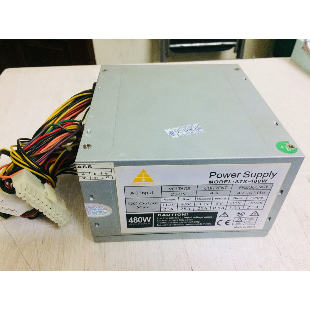 Nguồn máy tính cũ, dùng cho case thường