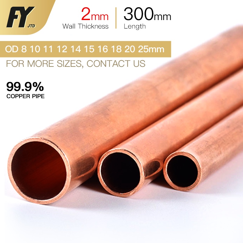 Thanh Cắt Ống Đồng 2mm Dài 300mm 8 10 11 12 14 15 16 18 20 25mm Chất Lượng Cao