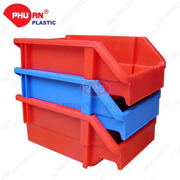 Khay linh kiện A5 Nhựa Phú An- Kích thước: 200x136x90mm