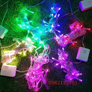 Dây đèn LED CHỚP Trang trí NOEL - Dây dài 4,5m - 36 Bóng Nhiều màu