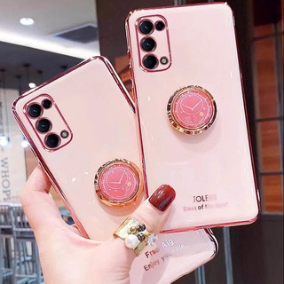 Ốp điện thoại sang trọng 6D có giá đỡ cho SamsungS21 Plus S21 Ultra Note 20 Ultra S20Plus S20FE A51 A71A32 A52 A72 A11 A42 5G A91 A21S A30 M31