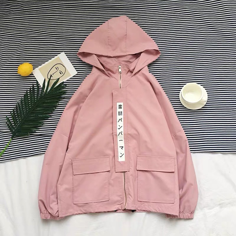 ÁO KHOÁC kaki túi hộp in chữ nhật- BOMBER JACKETS | BigBuy360 - bigbuy360.vn