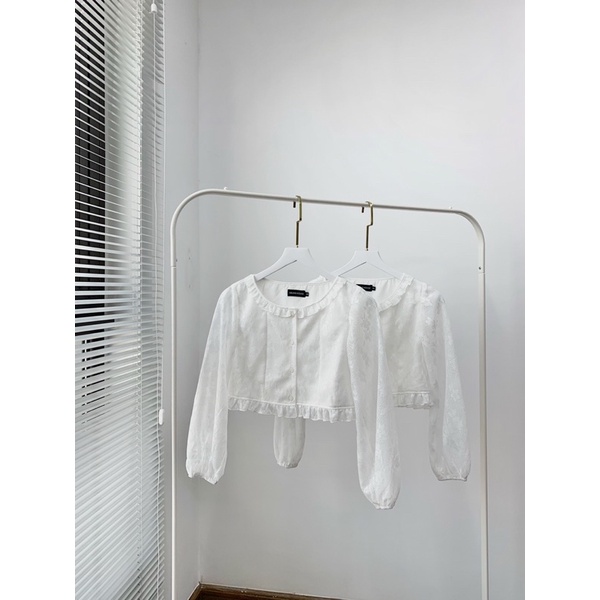 Sibling House - Áo kiểu tay dài cổ bèo JOSIE SHIRT