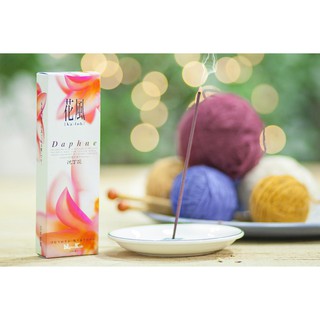 [Kèm chân đế] Nhang thơm sạch Nhật Bản Ka-Fuh Daphne Thụy Hương 120 que, Thanh hương Nippon Kodo