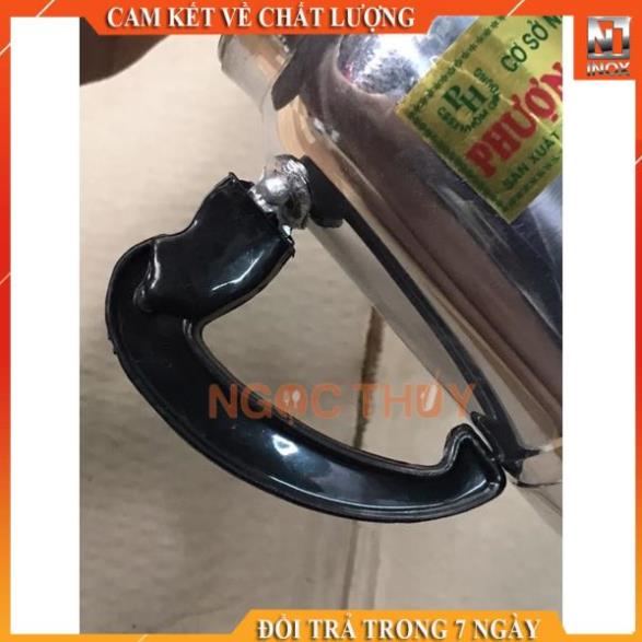 Ấm trà phích trà nhôm 500ml tay cầm bọc nhựa chống nóng