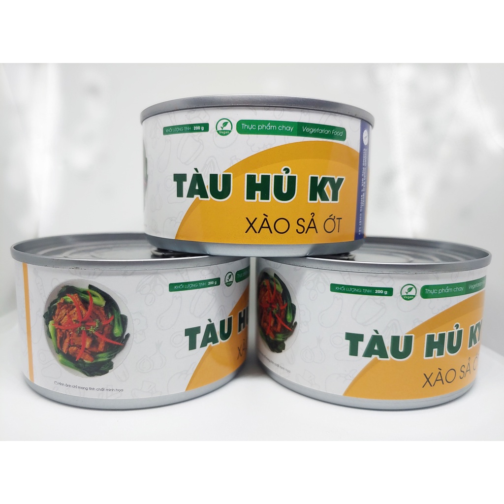 Thực Phẩm Chay Bình Loan - Tàu Hủ Ky Xào Sả Ớt 200g