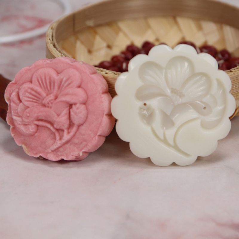 Set 6 Khuôn Nhấn Trang Trí Bánh Trung Thu 50g