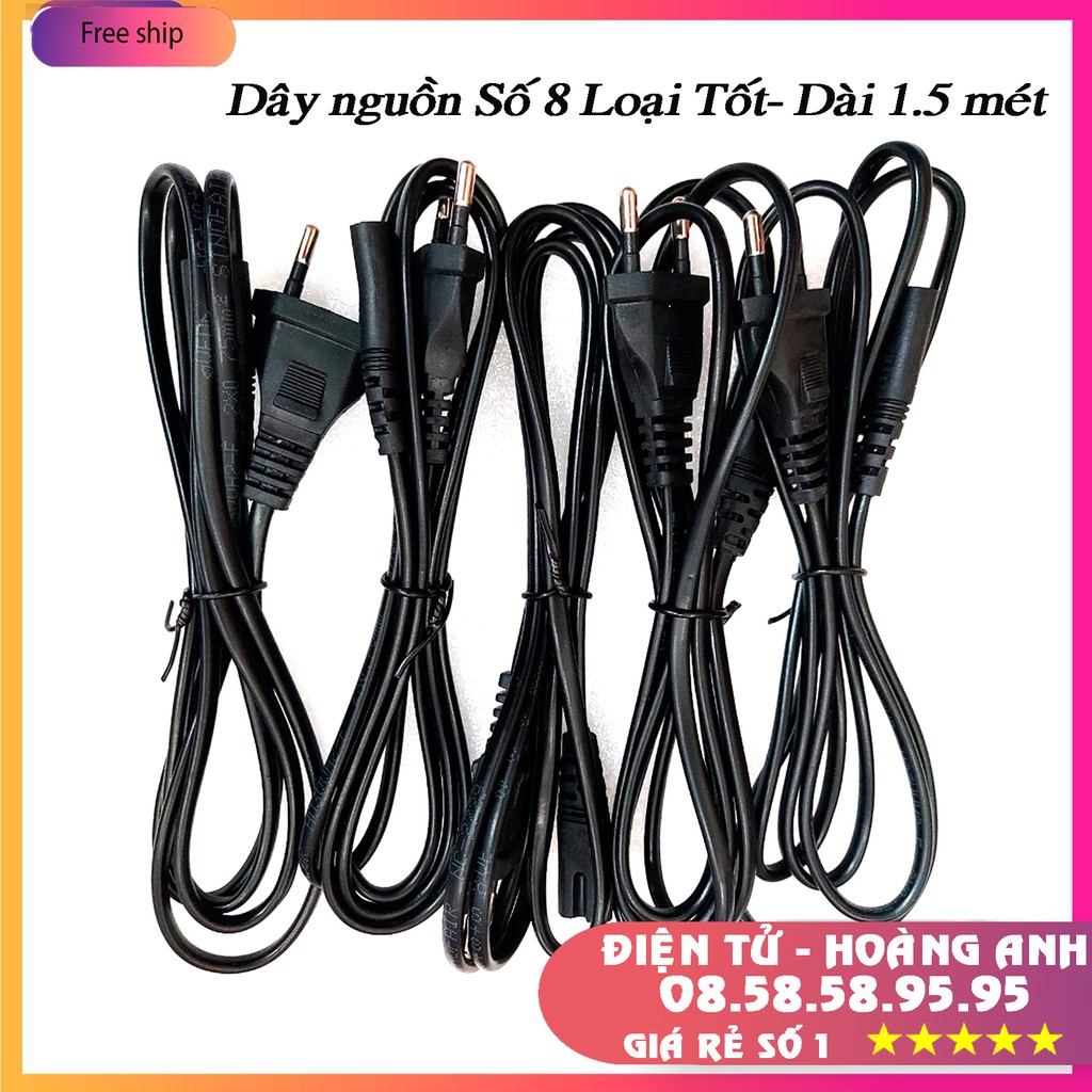 Dây nguồn AC số 8 loại tốt (15k)