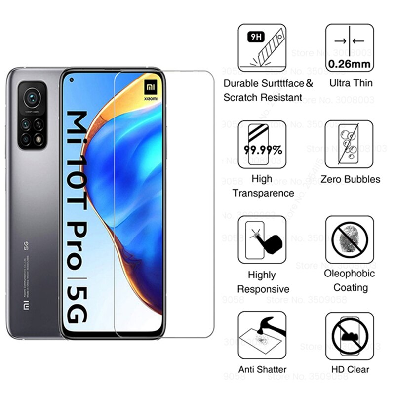 Kính Cường Lực 2 Trong 1 Bảo Vệ Màn Hình Cho Xiaomi Mi 10t Pro 5g Xiaomi Mi10 Mi10T Pro Xiomi10T 6.67 ''