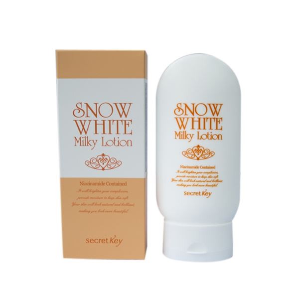 Sữa dưỡng thể dưỡng trắng SECRET KEY Snow White Milky Lotion 120g (Hộp)