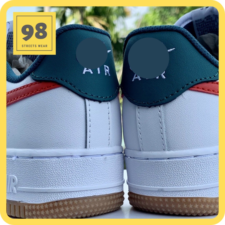 ⚡️[𝐊𝐡𝐨 𝐆𝐢𝐚̀𝐲 𝐗𝐢̣𝐧][𝐈𝐛 𝐓𝐮̛ 𝐕𝐚̂́𝐧]Giày AF 1 Custom  Xanh Trắng Nam Nữ ✅