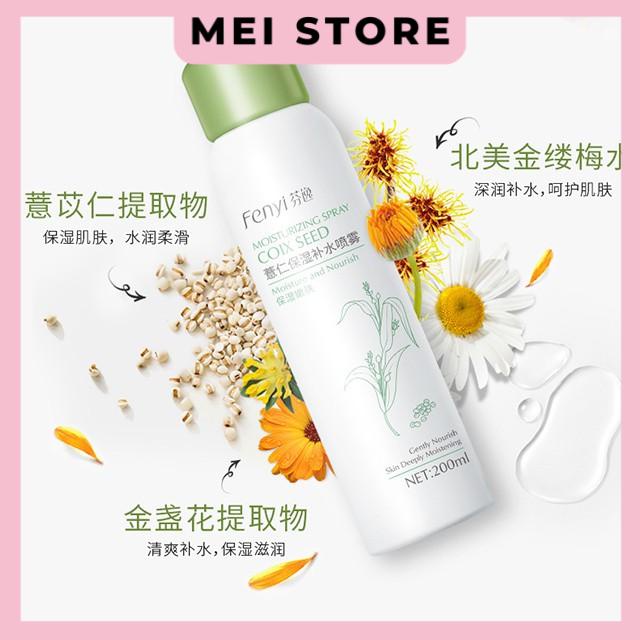 Xịt Khoáng Fenyi Coix Seed Chiết Xuất Hạt Ý Dĩ 200ML