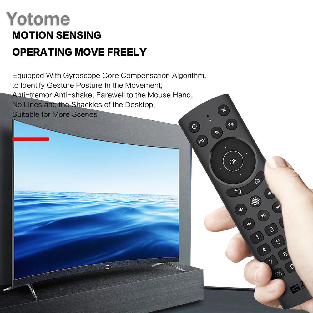 Chuột Không Dây Yotome G20S Pro 2.4g Cho Pc Tv Box Thông Minh