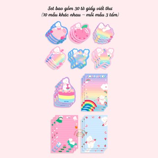 SET GIẤY VIẾT THƯ FLUFFY RABBIT | MOT207