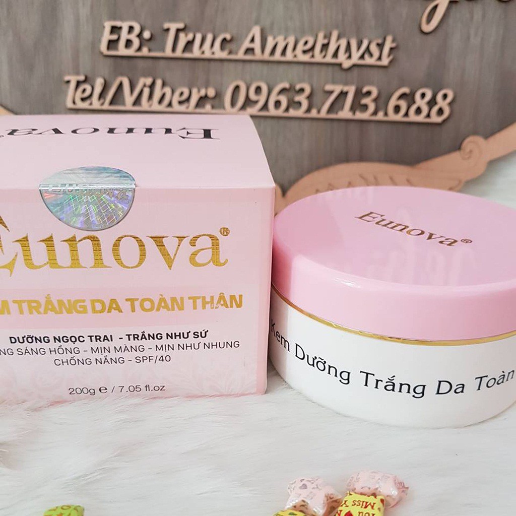 KEM DƯỠNG TRẮNG DA EUNOVA MAKE UP NGỌC TRAI TRẮNG NHƯ SỨ