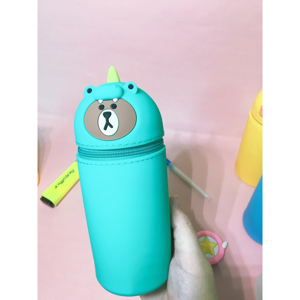 💖💖HỘP BÚT SILICON LINE FRIENDS NHIỀU MẪU SIÊU CUTE 💖💖