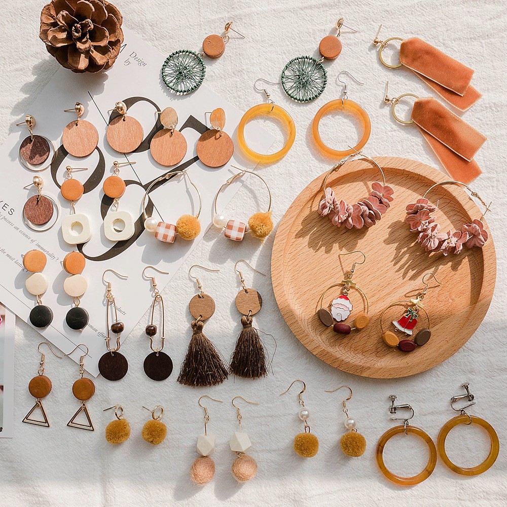 Khuyên Tai Nữ Trang Tạo Hình Độc Đáo A467