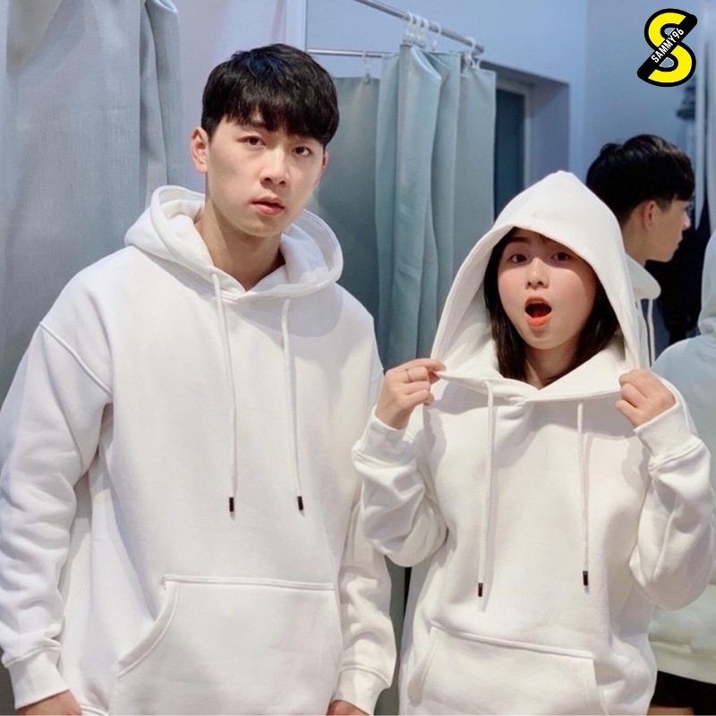 Áo Hoodie Trơn Unisex Chất Nỉ Ngoại Dày Đẹp Mịn Mát | BigBuy360 - bigbuy360.vn