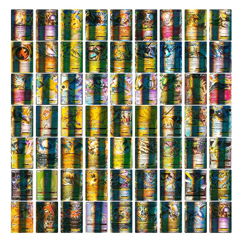 Set 100 Tấm Thẻ Bài POKEMON TCG