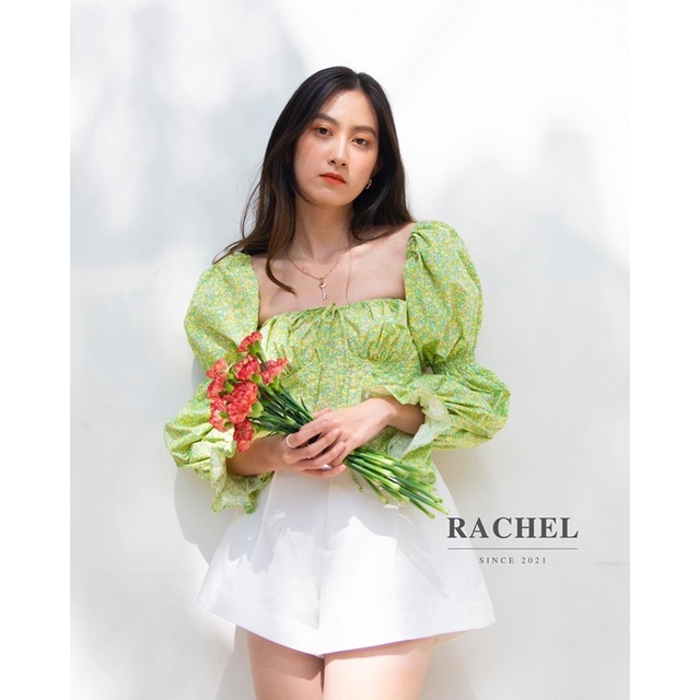 Quần đùi ống loe hack dáng Hebe shorts - rachelbyngn | BigBuy360 - bigbuy360.vn