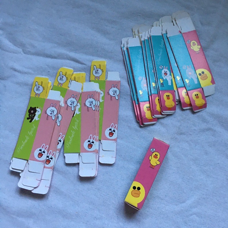 Vỏ Hộp giấy đựng son handmade