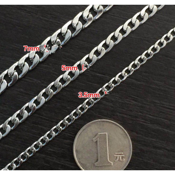 Vòng Cổ Thép Titan Phong Cách Hip Hop Đường Phố Cho Cặp Đôi