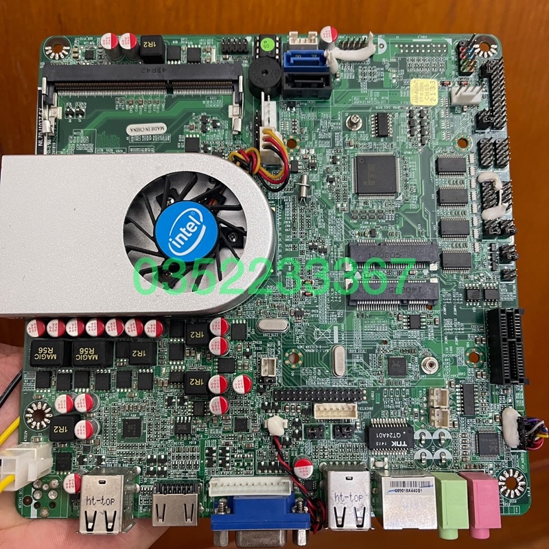 Main ITX chíp dán CPU 1037U, PCIE x1