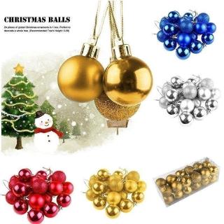 Set 24 Quả Châu Trang Trí Thông Noel