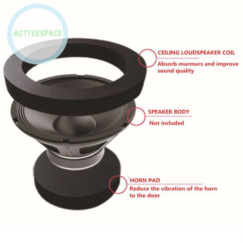 Bộ 2 miếng cách âm hình tròn 6.5'' cho loa xe hơi