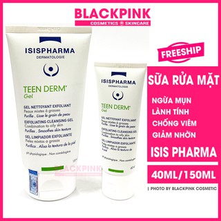 Sữa rửa mặt ISIS PHARMA TEEN DERM GEL - ngừa mụn và giảm nhờn