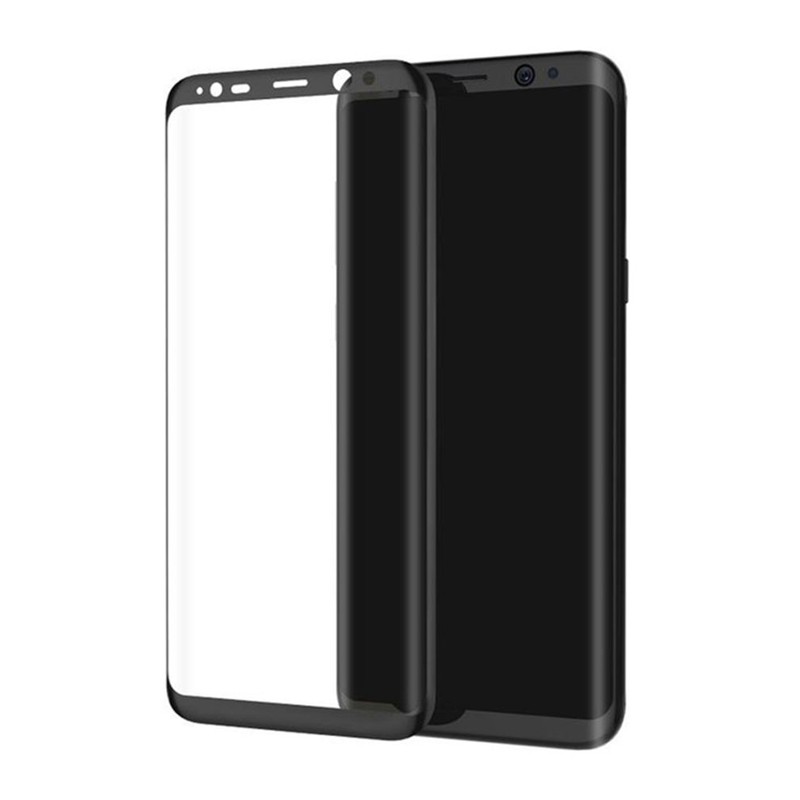 Kính cường lực full Beseus SGSAS8P-3D01 Samsung Galaxy S8 - cong tràn viền (Đen)