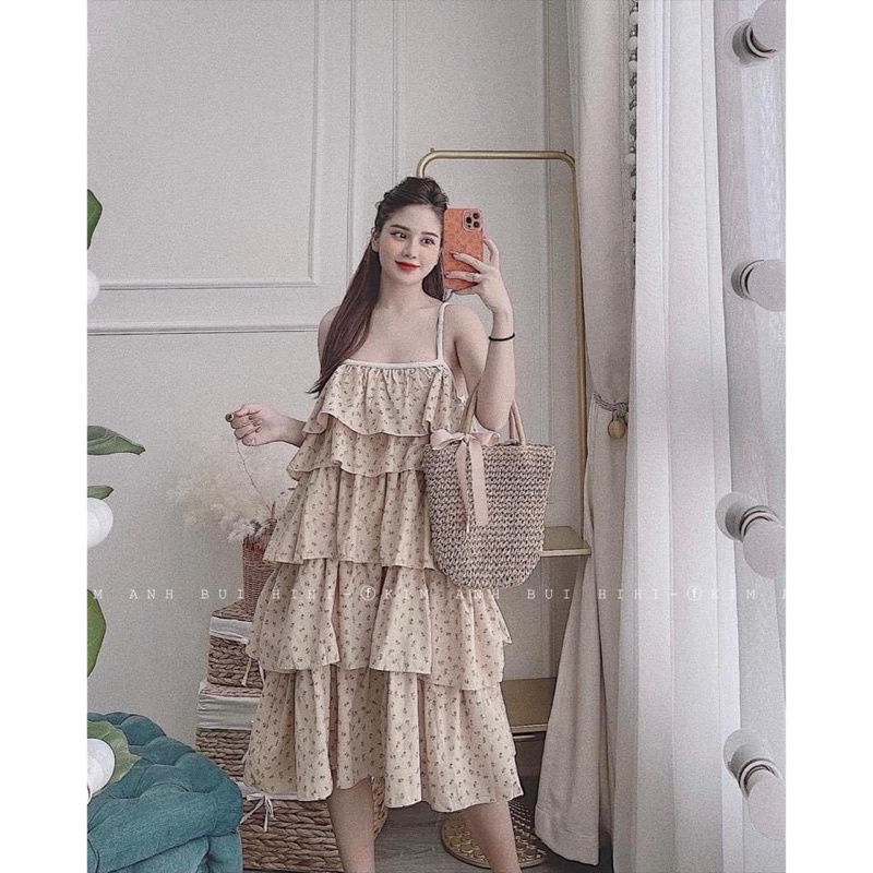 [Mã FAMARAL1 giảm 10K đơn 50K] [Siêu Hot] Váy Hoa Nhí 2 Dây Đũi Tầng 2 Màu Siêu Xinh Có Ảnh Thật Kèm Video | BigBuy360 - bigbuy360.vn