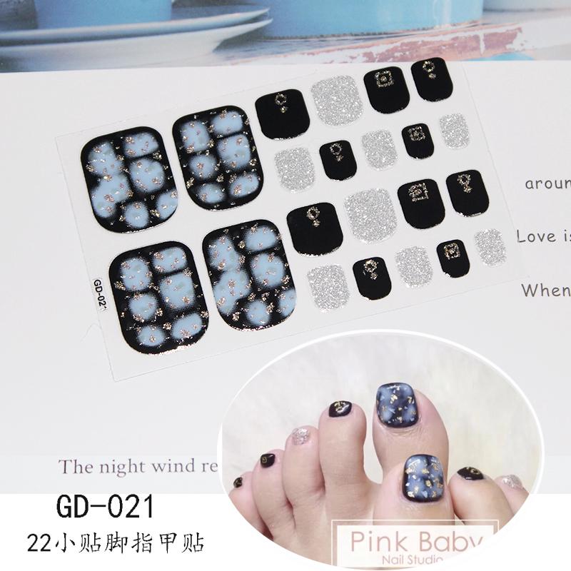 Miếng Dán Móng Chân❤Miếng Dán Móng Chân Diy💅 ❤Miếng Dán Móng Tay Họa Tiết Kim Cương Ba Chiều Nhiều Màu Sắc Chống Nước Lâu Trôi Không Dính